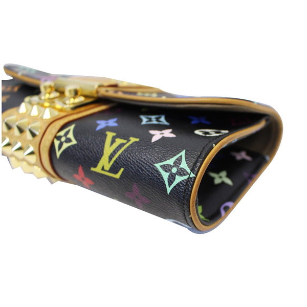 LOUIS VUITTON Courtney  Multicolore Monogram Clutch Bag Black
