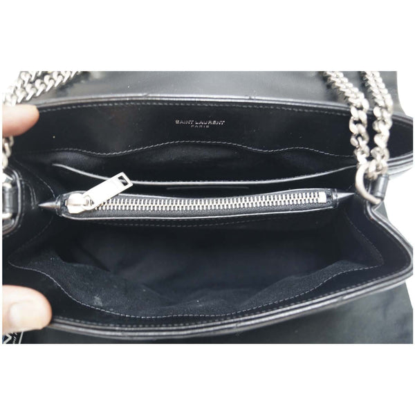 SAINT LAURENT Matelasse Loulou Monogram Calfskin Shoulder Bag Black-US