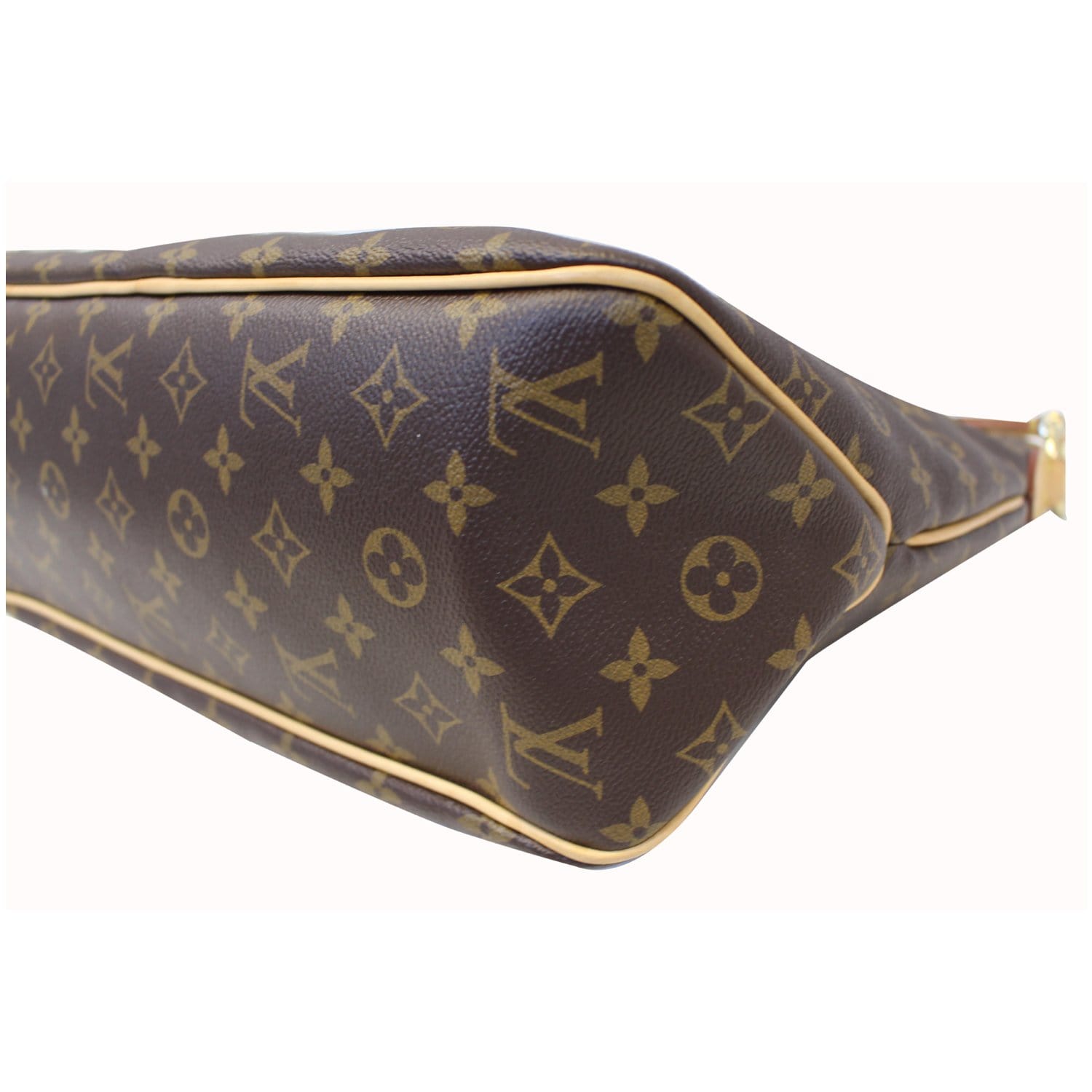 Delightful cloth handbag Louis Vuitton Brown in Cloth - 37960192