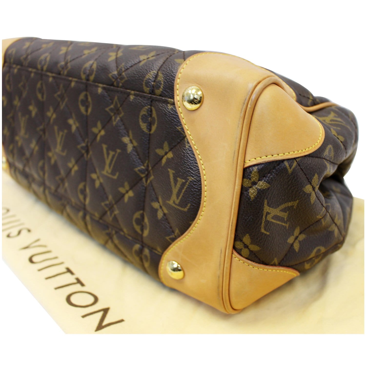 Louis Vuitton Brown/Beige Monogram Quilted Coated Canvas & Leather Etoile  Shopper Bag - ShopStyle