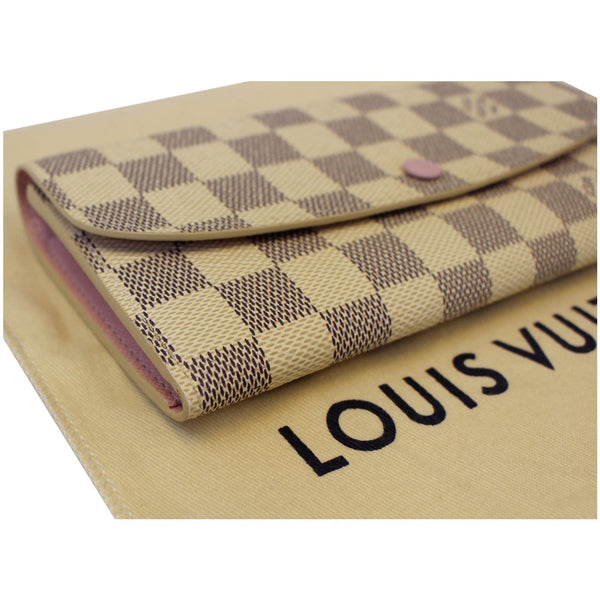 Louis Vuitton Emilie Wallet - Lv Monogram Canvas Wallet - side view