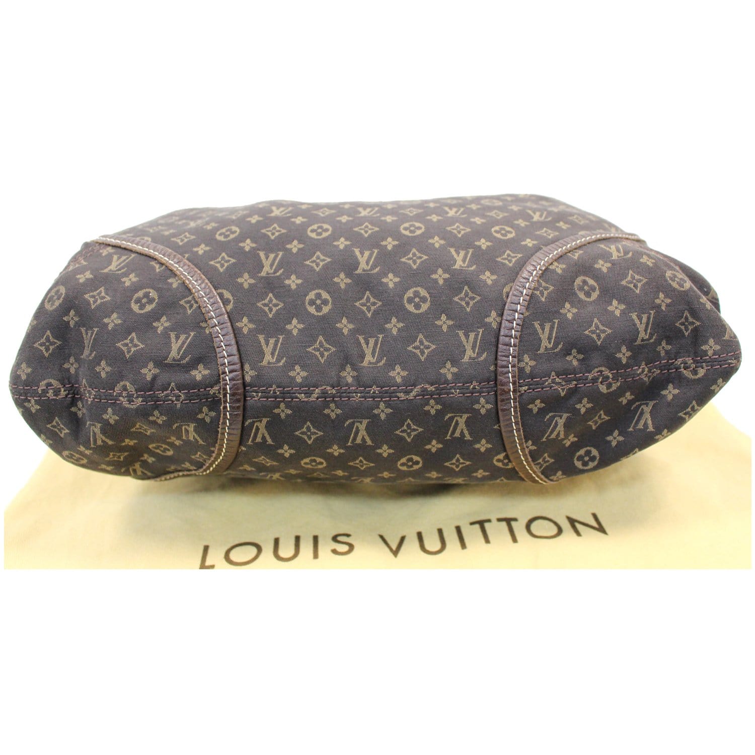 Louis Vuitton Brown Ebene Monogram Mini Lin Manon mm Artsy Hobo Galliera Bag 927