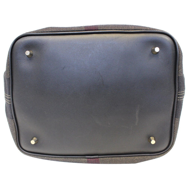 BURBERRY Ashby Medium Check Canvas Hobo Bag-US