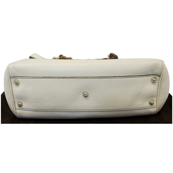 Gucci Shoulder Handbag Bamboo Diana GG Canvas - bottom view