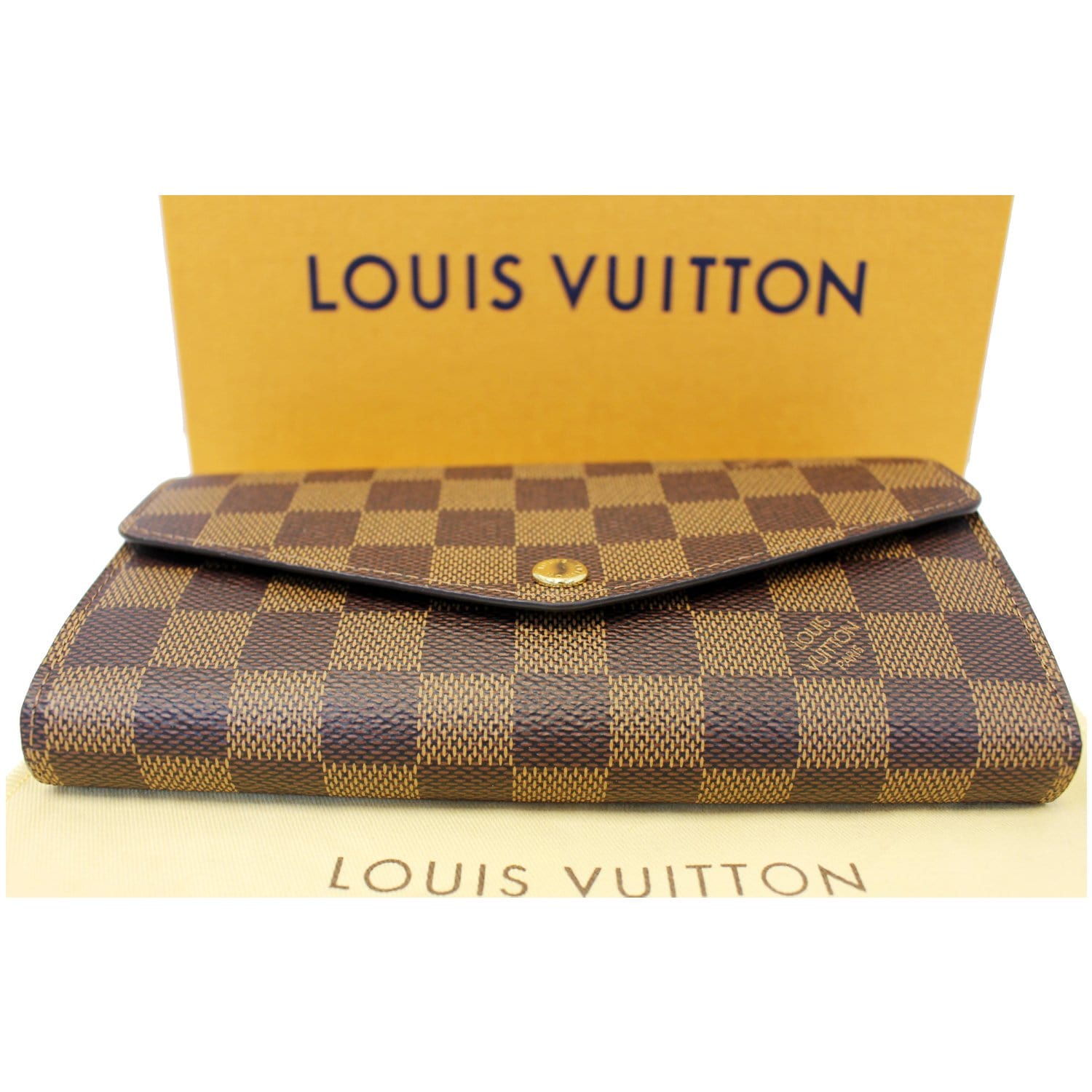 Louis Vuitton, Bags, Louis Vuitton Sarah Wallet Damier Ebene