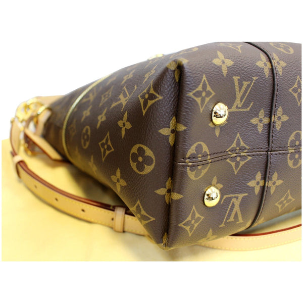LOUIS VUITTON Melie Monogram Canvas Hobo Shoulder Bag Brown
