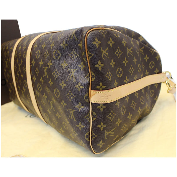 LOUIS VUITTON Keepall Bandouliere 55 Monogram Canvas Travel Bag-US