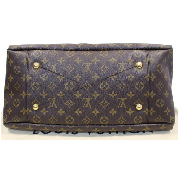 LOUIS VUITTON Artsy MM Monogram Canvas Shoulder Bag Brown