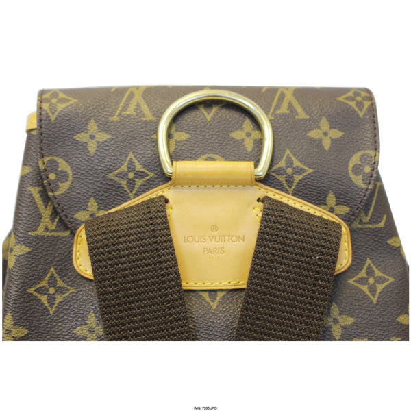 LOUIS VUITTON Montsouris GM Monogram Canvas Backpack Bag Brown-US