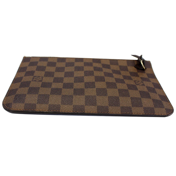 LOUIS VUITTON Pochette Wristlet Pouch Damier Ebene Neverfull MM/GM Brown