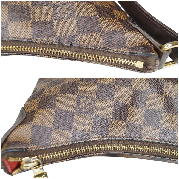 Louis Vuitton Bloomsbury PM Damier Ebene Bag with zip