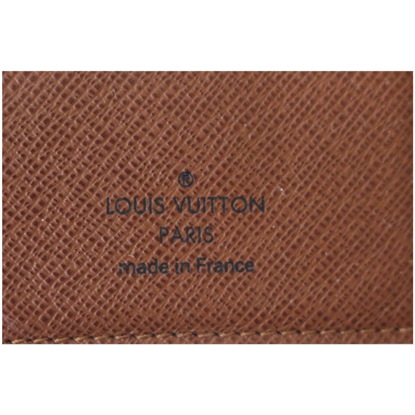 LOUIS VUITTON Pocket Organizer Monogram Canvas Wallet Brown