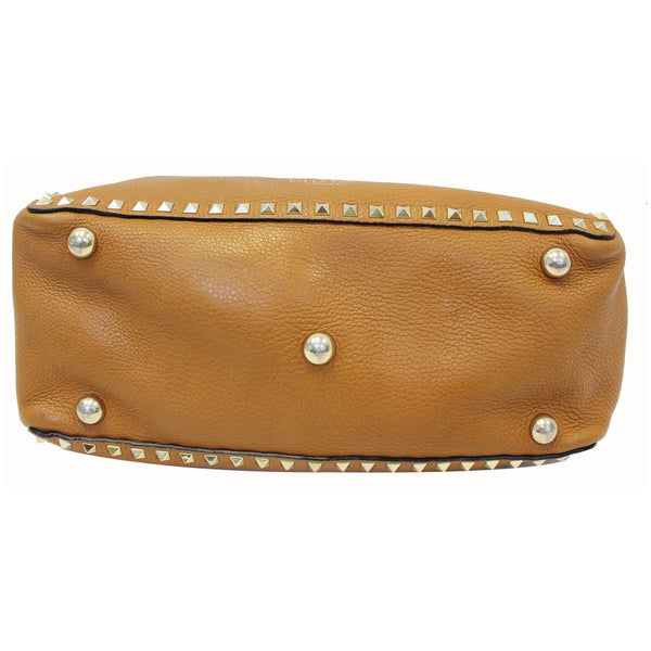 Valentino Tote Shoulder Bag Rockstud Leather - back view 