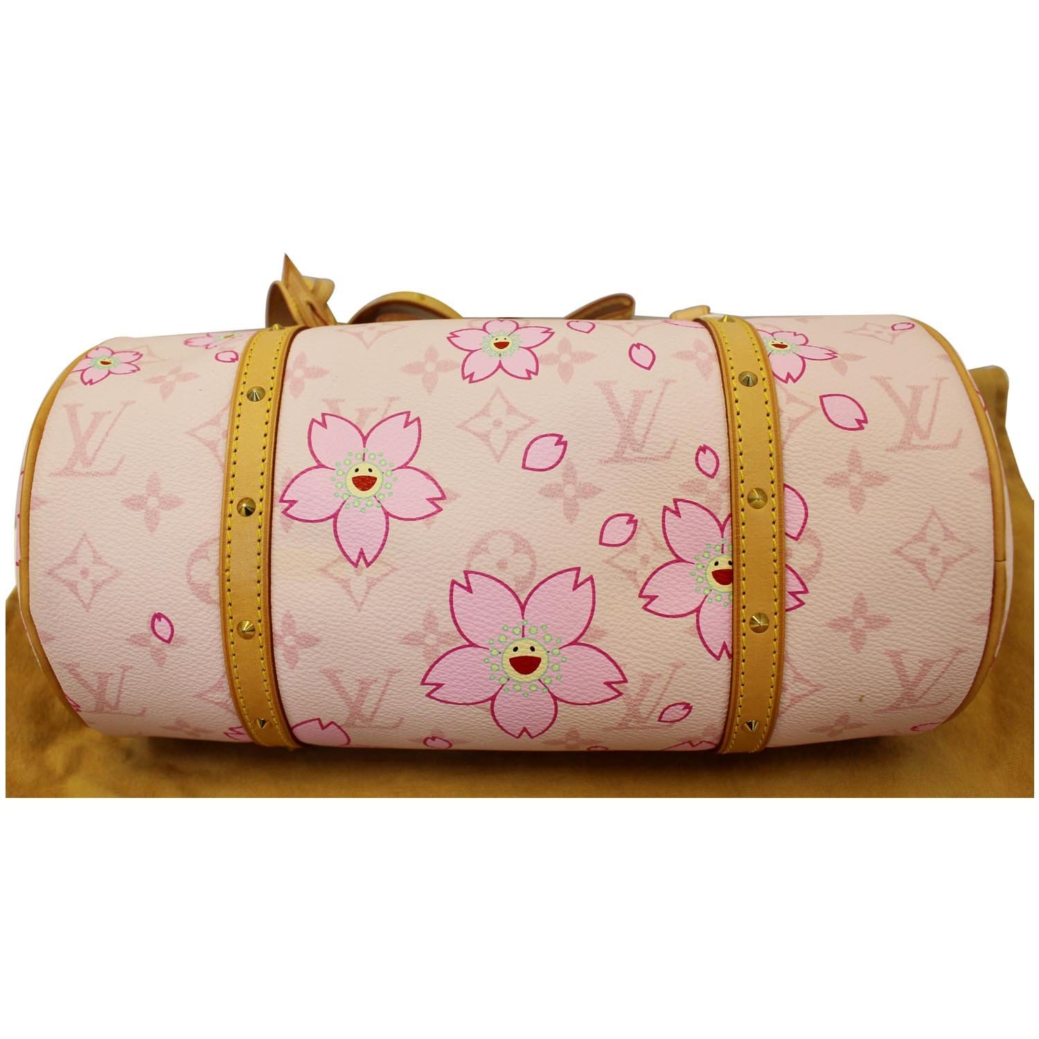 Louis Vuitton Limited Edition Pink Cherry Blossom Monogram Canvas Papillon  Bag - Yoogi's Closet