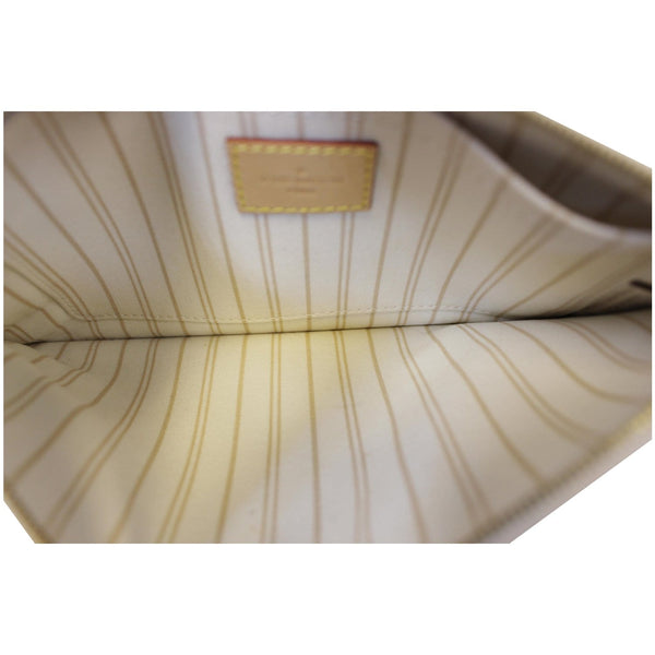 Louis Vuitton Pochette Wristlet Pouch Neverfull - inside view