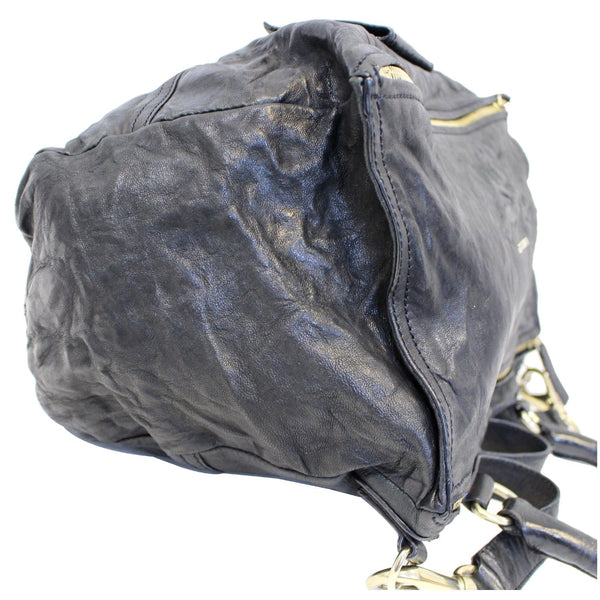 GIVENCHY Pandora Black Wrinkled Sheepskin Leather Shoulder Bag-US