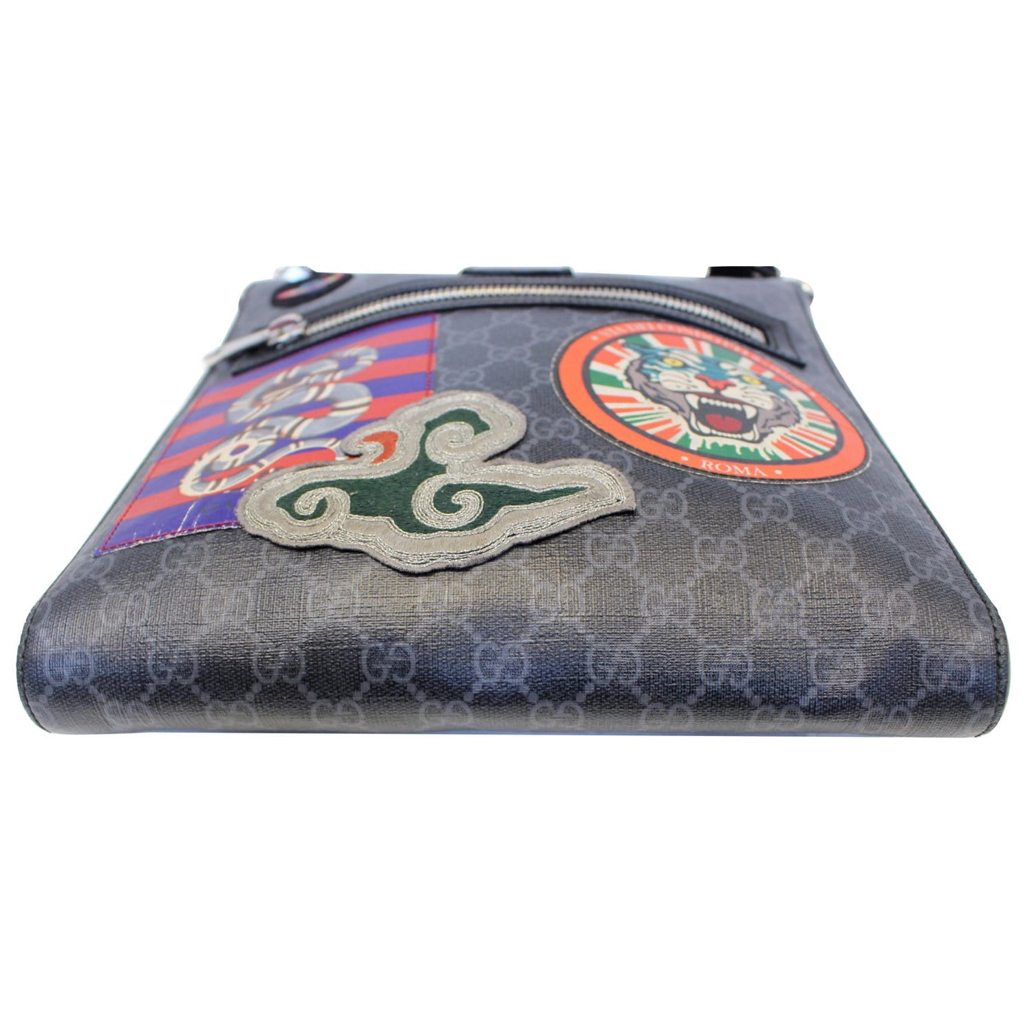 Gucci Men's GG Supreme Patches Messenger Bag