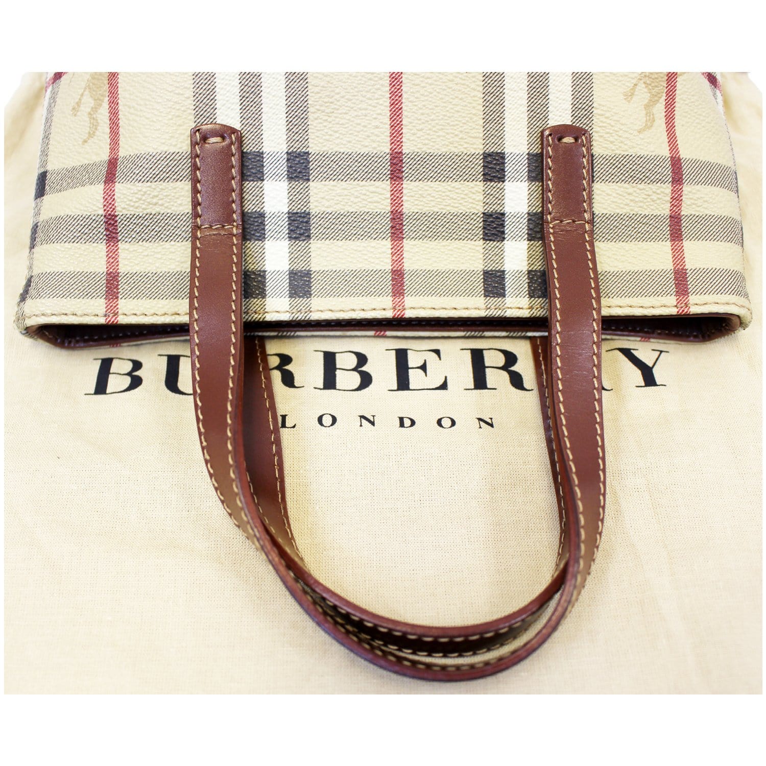 BURBERRY Nova Check Tote Bag-US