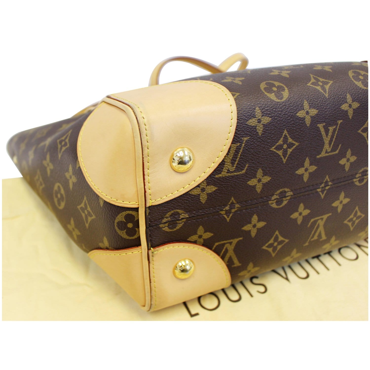 Phenix handbag Louis Vuitton Brown in Cotton - 31340739