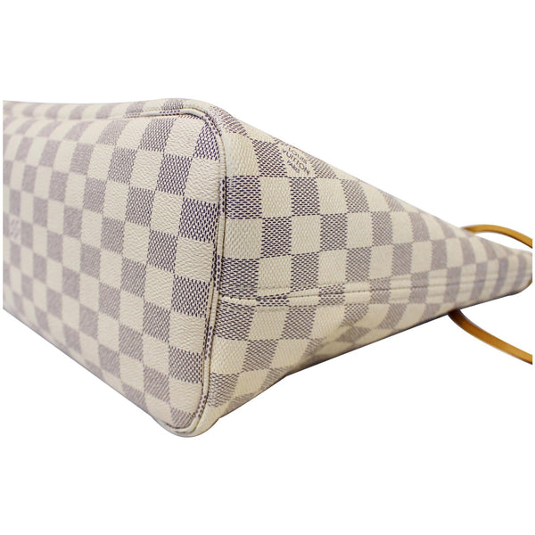 LOUIS VUITTON Neverfull MM Damier Azur Tote Shoulder Bag