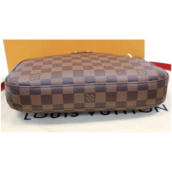 LOUIS VUITTON South Bank Besace Damier Ebene Crossbody Bag Brown
