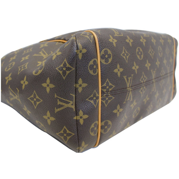LOUIS VUITTON Totally MM Monogram Canvas Tote Shoulder Bag Brown