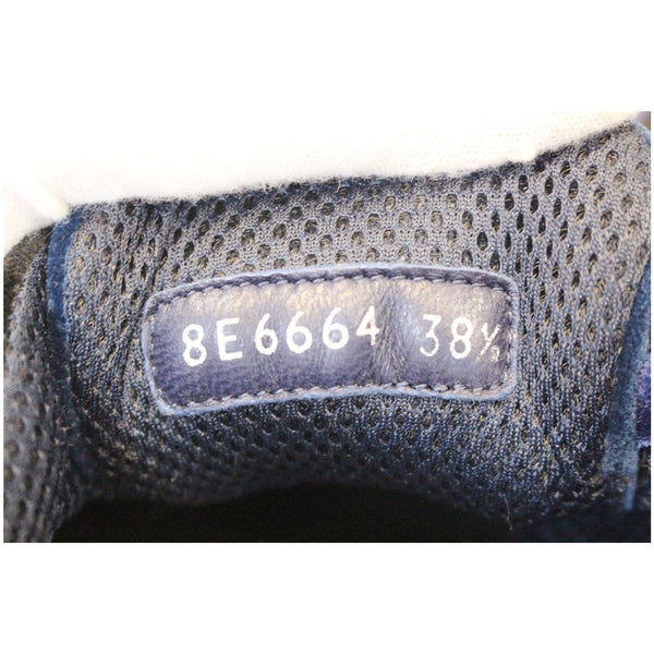  Fendi Velvet Sneakers in Blue & Black - fendi tag 