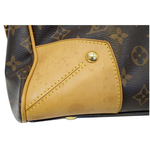 LOUIS VUITTON Retiro GM Monogram Canvas 2 Way Shoulder Bag Brown