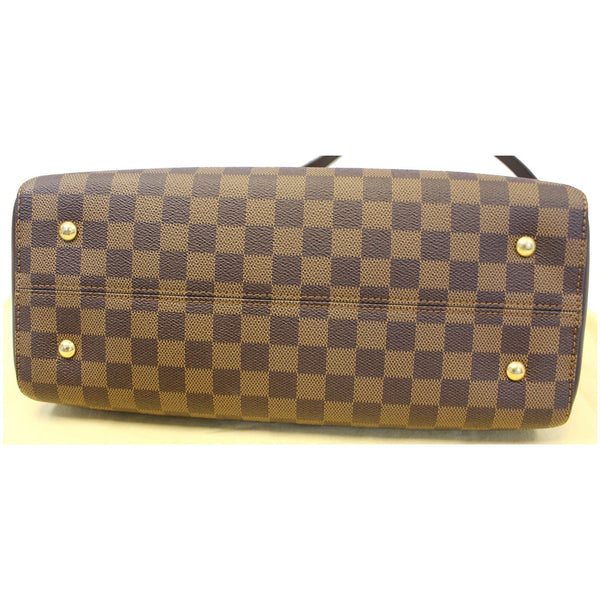 LOUIS VUITTON Kensington Bowling Damier Ebene Shoulder Handbag-US