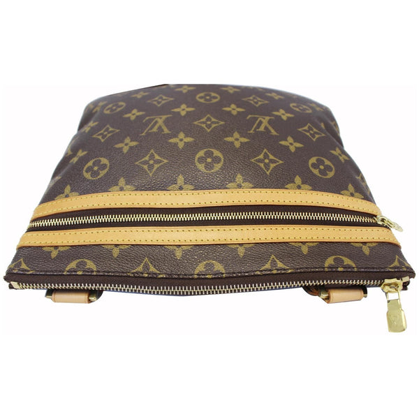 LOUIS VUITTON Pochette Bosphore Monogram Canvas Crossbody Bag Brown