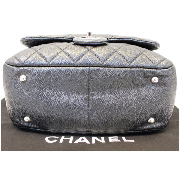 CHANEL Camera Case Quilted Caviar Leather Medium Flap Shoulder Bag-US