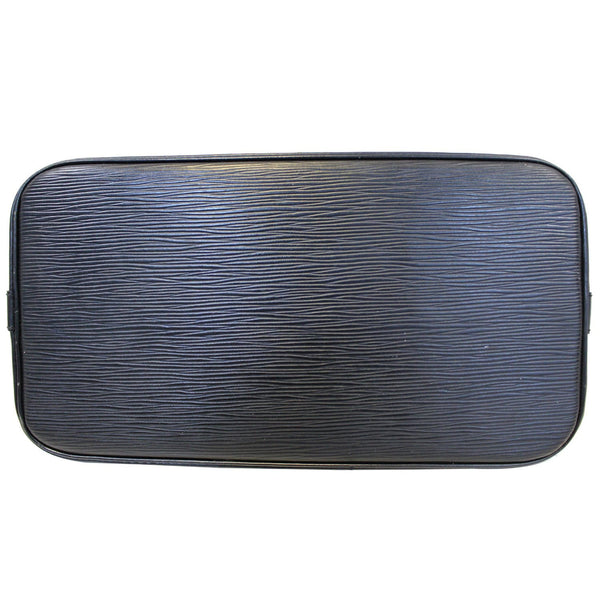 LOUIS VUITTON Alma PM Epi Leather Satchel Bag Black-US