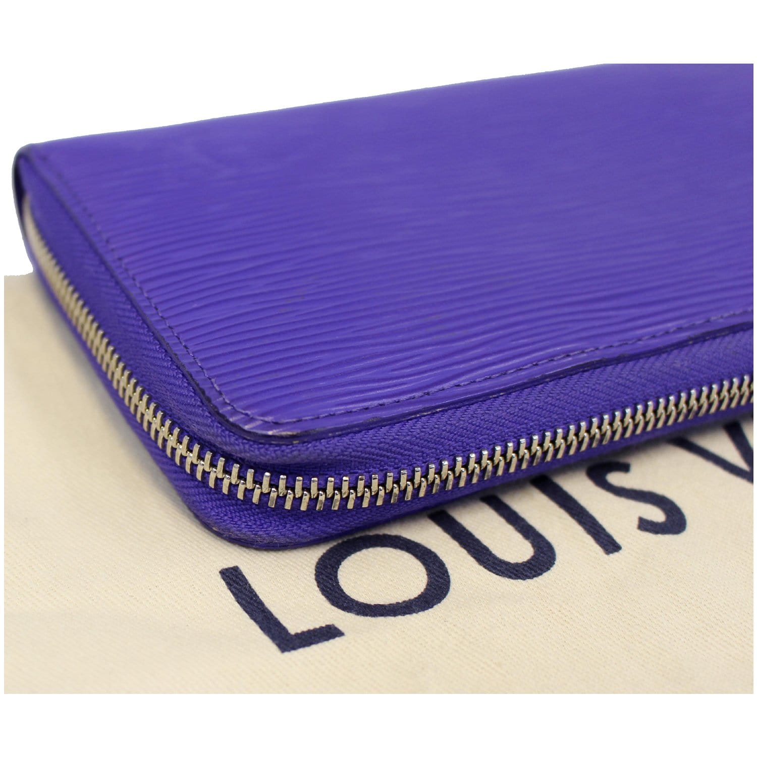 LOUIS VUITTON Louis Vuitton Blue Epi Leather Card Holder Pocket Organizer  Wallet, Blue Women's Wallet