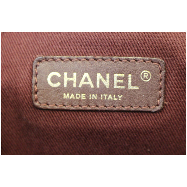 Chanel Classic Flap Bag Iridescent Surpique Chevron - chanel logo