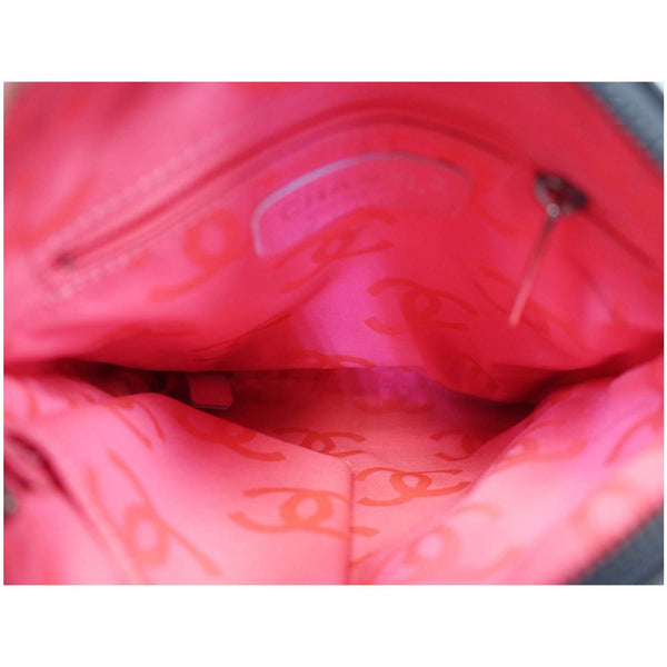 CHANEL Cambon Flat Calfskin Leather Messenger Crossbody Bag Black-US