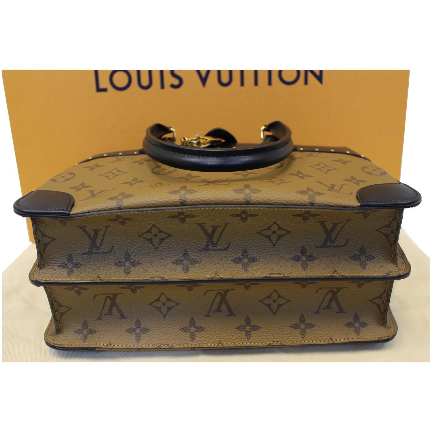LOUIS VUITTON City Malle MM Reverse Monogram Shoulder Handbag