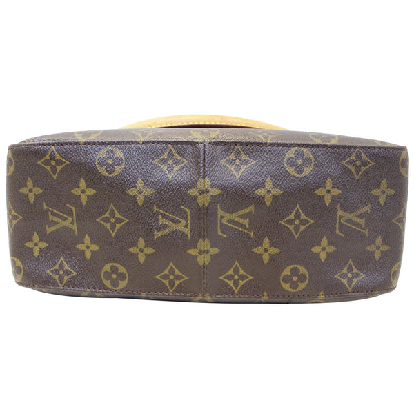 LOUIS VUITTON Monogram Canvas Looping GM Brown Shoulder Bag-US