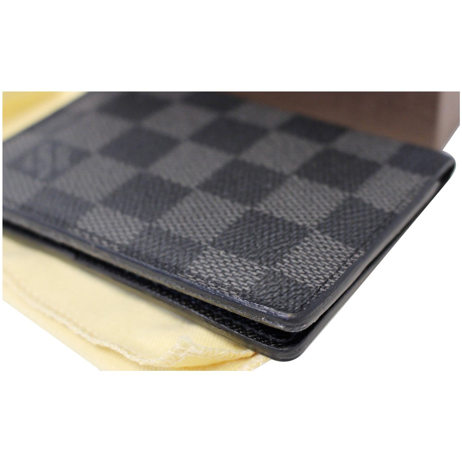 Louis Vuitton Organizer wallet in grey Graphite shopping canvas