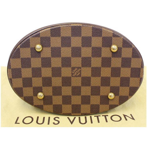 LOUIS VUITTON Marais Bucket Damier Ebene Shoulder Bag Brown
