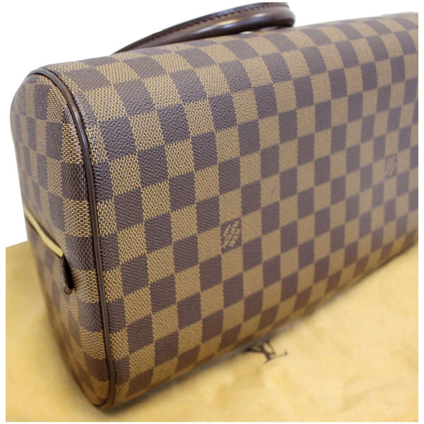 LOUIS VUITTON Ribera MM Damier Ebene Satchel Bag Brown-US