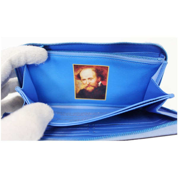 Louis Vuitton Zippy Wallet Peter Paul Rubens Blue - inside view