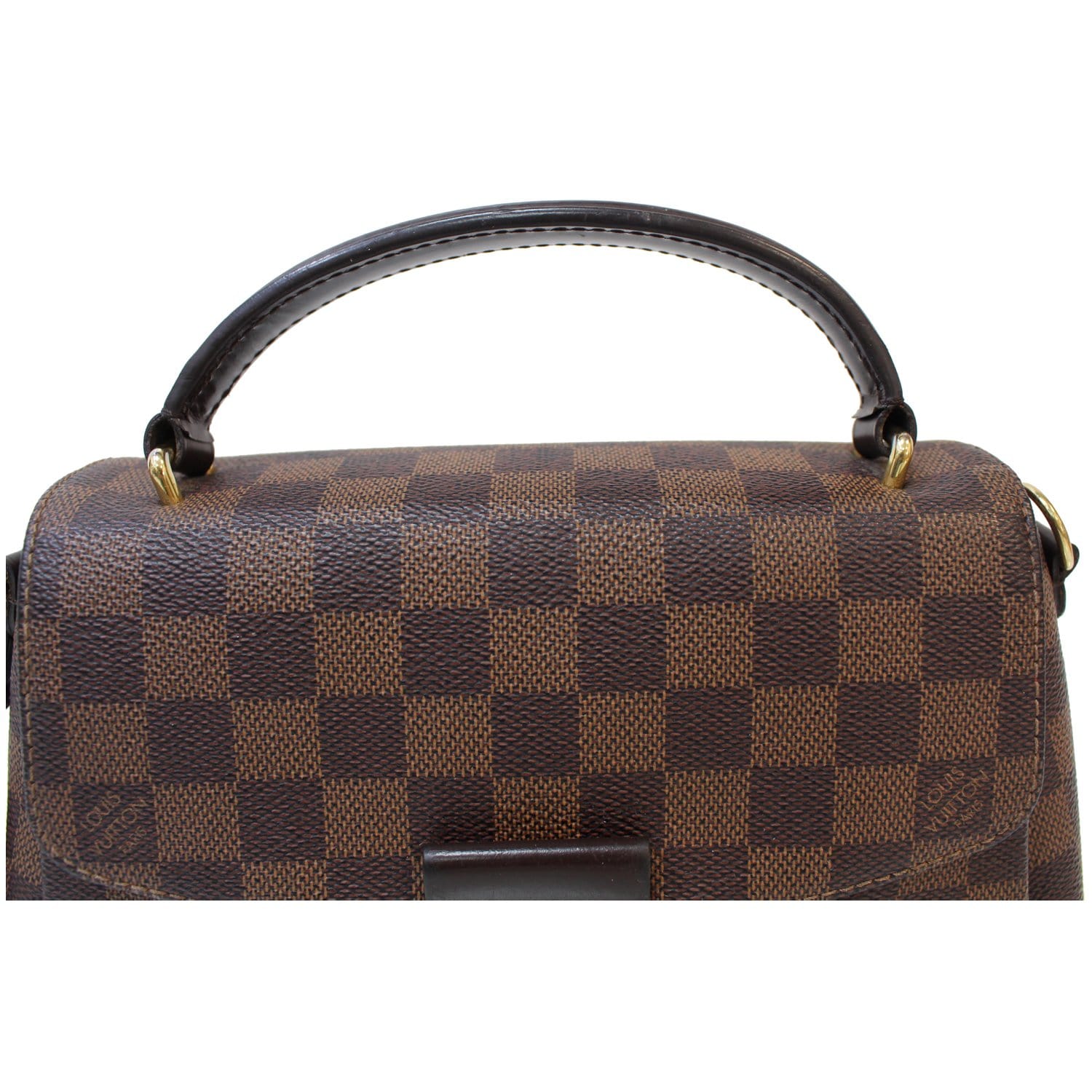 Croisette leather crossbody bag Louis Vuitton Brown in Leather - 35092152
