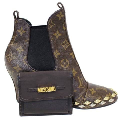 Moschino Vintage Foldover Wallet Black - Moschino Wallet