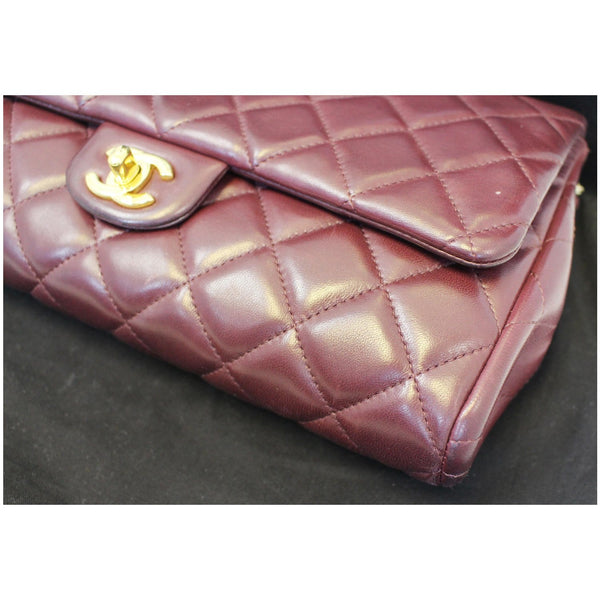 used Chanel Flap Bag Clutch With Chain Quilted Lambskin 