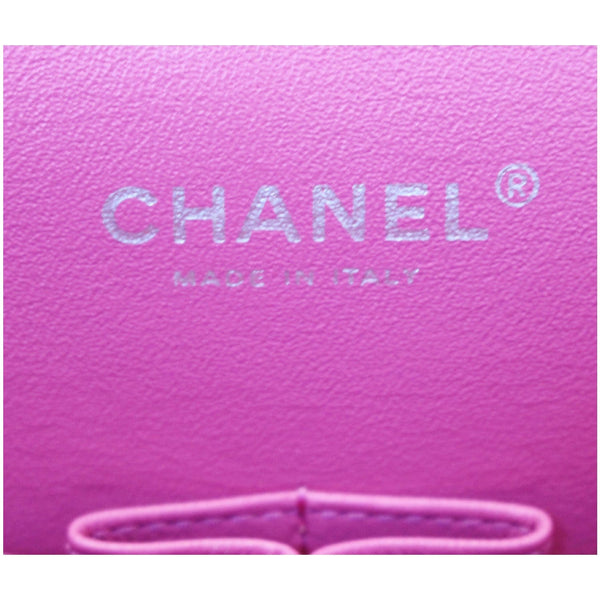 CHANEL Maxi Double Flap Caviar Leather Shoulder Bag Pink-US