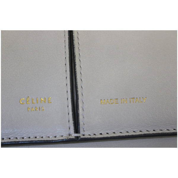 CELINE Tri-Fold Clutch on Chain Smooth Calfskin Crossbody Bag-US