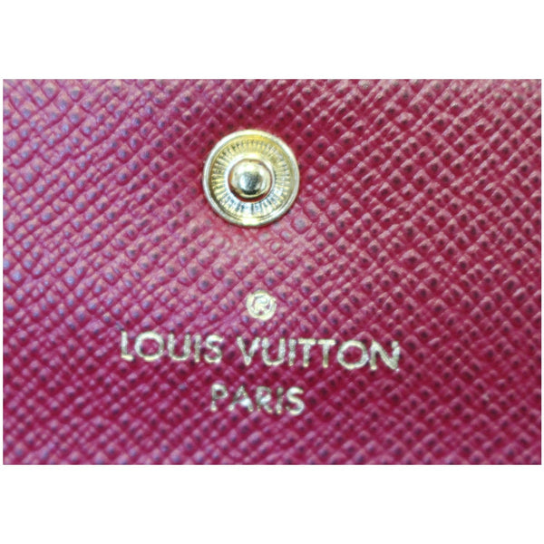 LOUIS VUITTON Emilie Monogram Canvas Wallet Brown