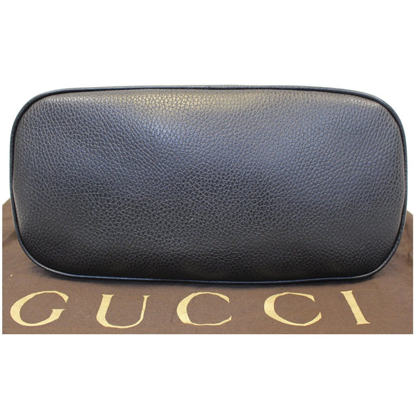 GUCCI Dome Leather Crossbody Bag Black 420023