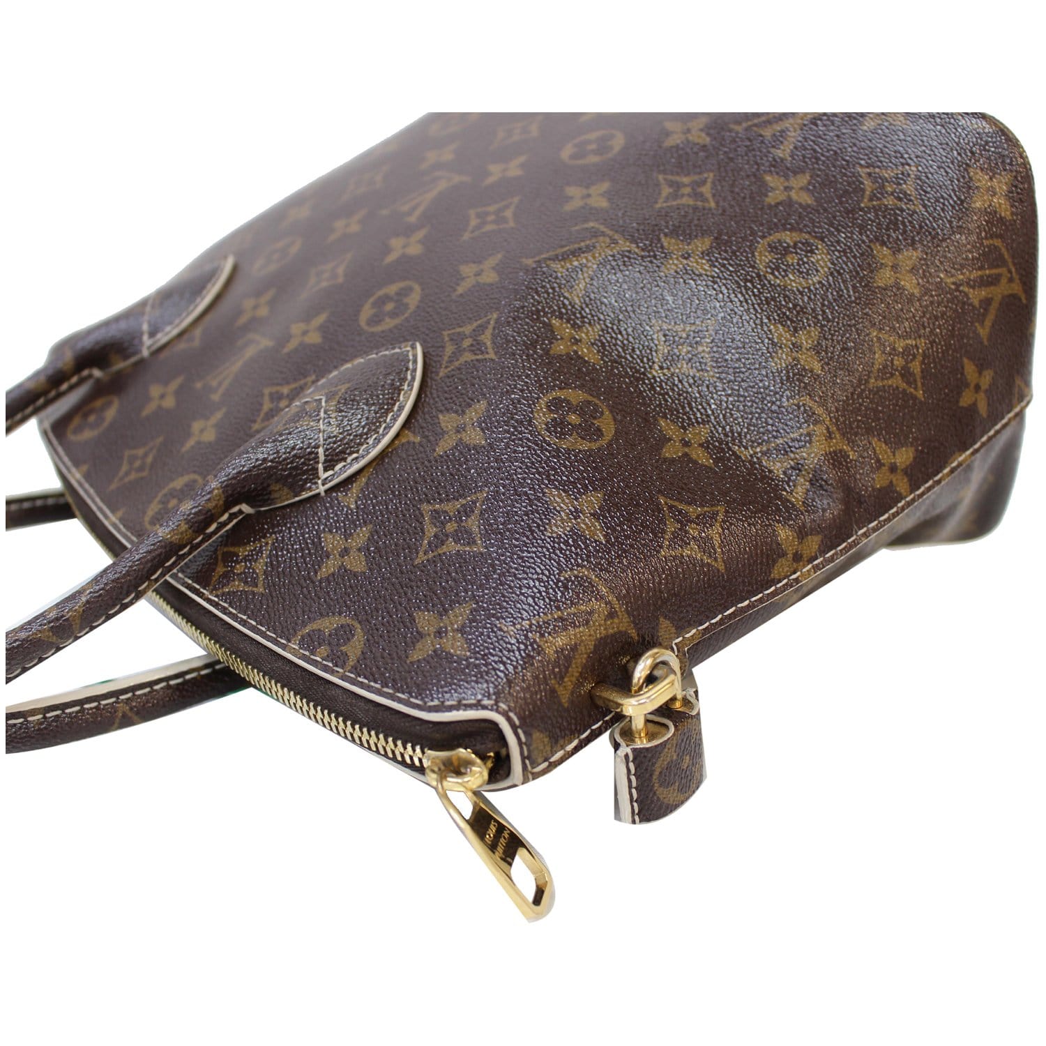 Black Louis Vuitton Cross-body Bag with Gold chain - Depop