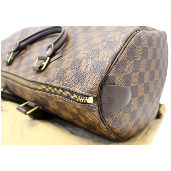 LOUIS VUITTON Speedy 30 Damier Ebene Satchel Bag Brown-US